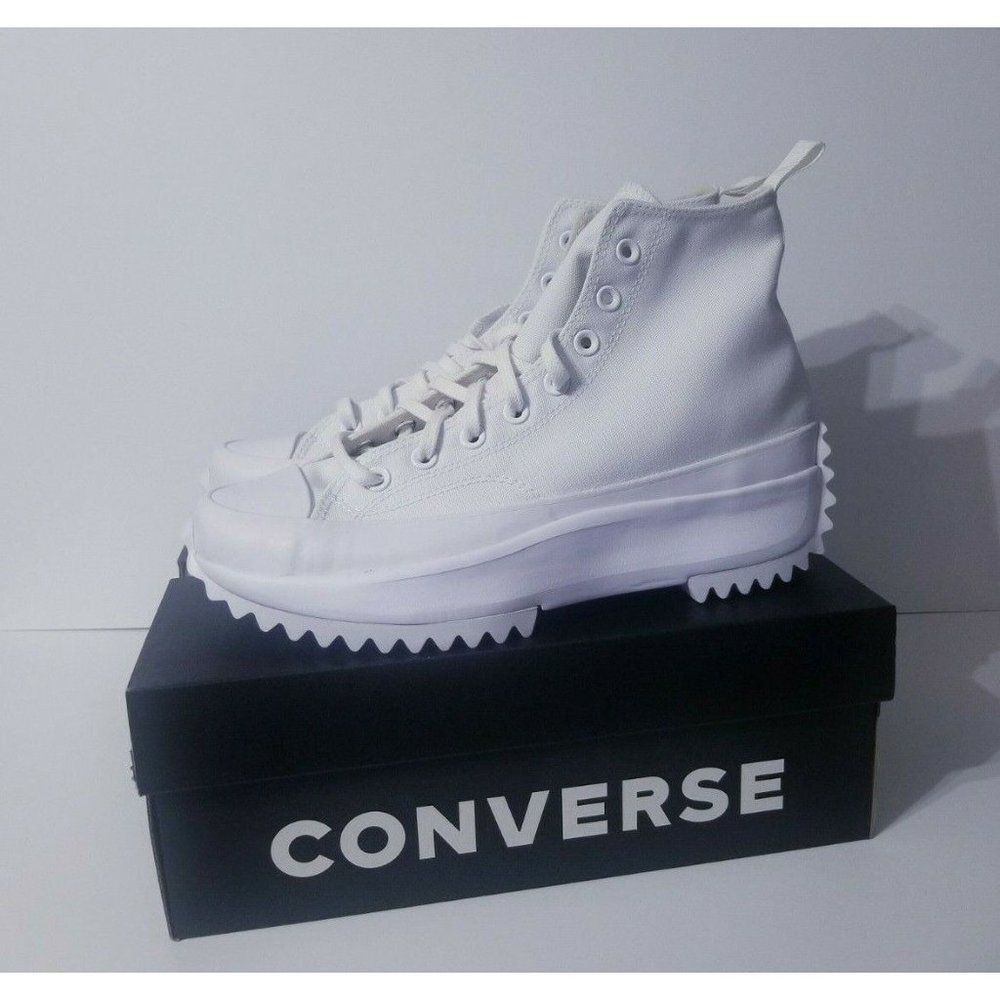 Converse Run Star Hike High 170777C Hi White Platform Boot Men's Women's Size